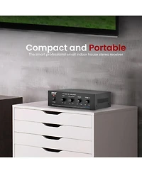 SereneLife 12FT Outdoor Compact Mini Home Power Amplifier