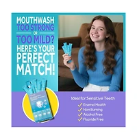 MySmile Nano-Hydroxyapatite Mouthwash for Sensitive Teeth, Fluoride-free, Alcohol-free, 30 Pack