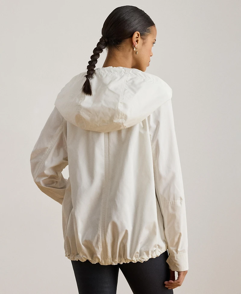 Lauren Ralph Women's Hooded Windbreaker Jacket