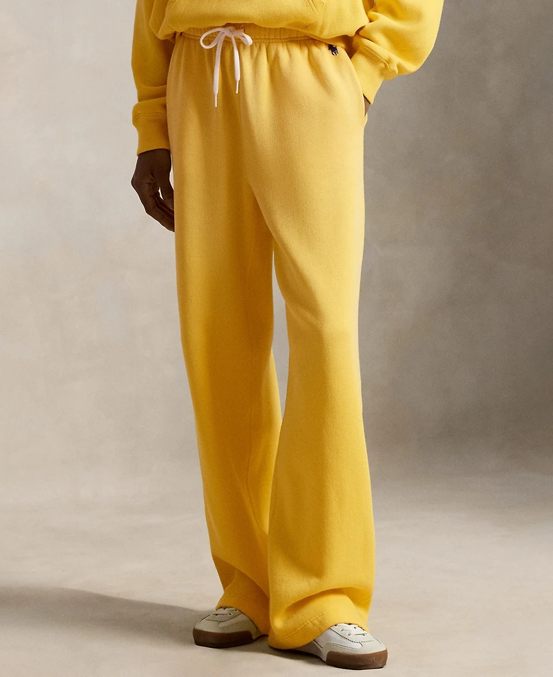 Polo Ralph Lauren Women's Drawstring Fleece Wide-Leg Sweatpant