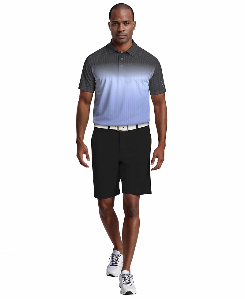 Pga Tour Men's Short-Sleeve Architecture Ombre Roadmap Polo Shirt