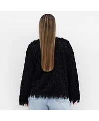 City Chic Women's Plus Sparkle Queen Jacket