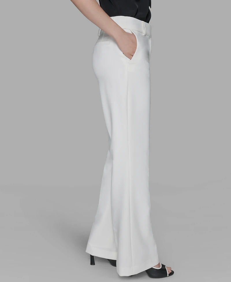 Karl Lagerfeld Paris Women's Flare Leg Pants