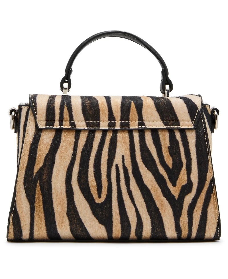 Madden Girl Hadleyc Calf Hair Top Handle Bag