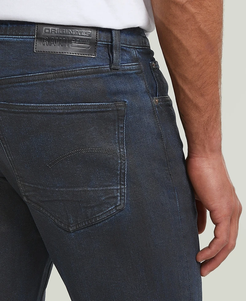 G-Star Raw Men's 3301 Slim-Fit 5-Pocket Design Jeans