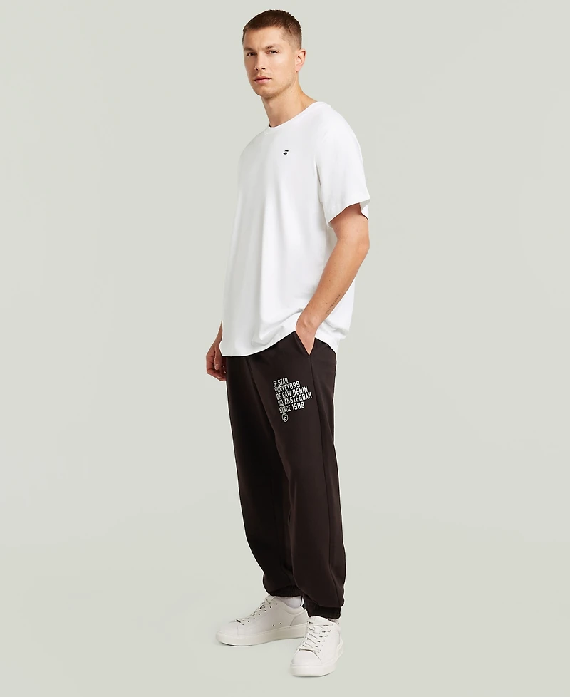 G-Star Raw Men's Print Loose Tapered Sweatpants
