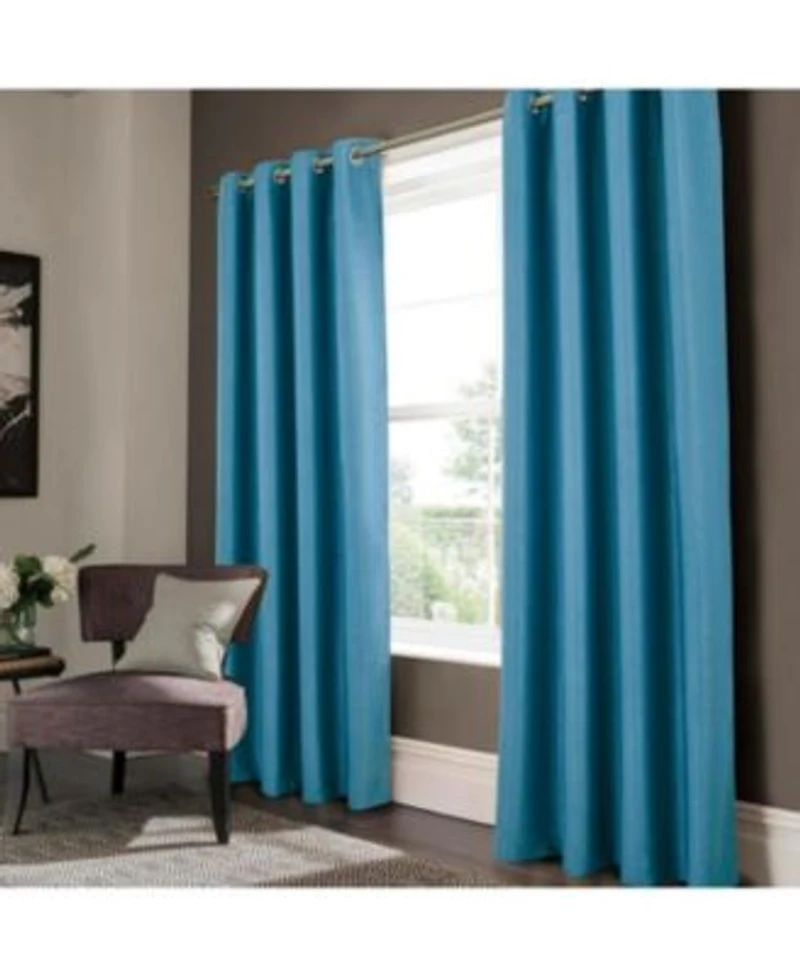 Olivia Gray Lydia Matte Embossed One Blackout Panel 52 X22x95 X22 Blue