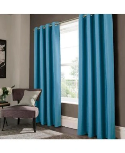 Olivia Gray Lydia Matte Embossed One Blackout Panel 52 X22x95 X22 Blue