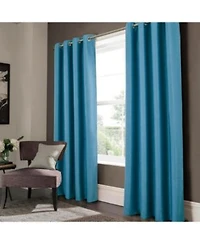 Olivia Gray Lydia Matte Embossed One Blackout Panel 52 X22x95 X22 Blue