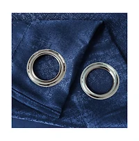 Olivia Gray Roxy Two Tone Jacquard Grommet Single Panel - 54x84