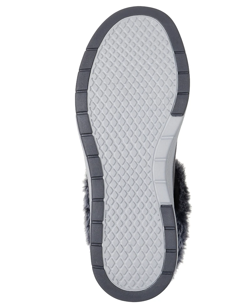 Skechers Women's Slip-ins Bobs Skip Cute Wave - Fur Fancies Casual Booties from Finish Line