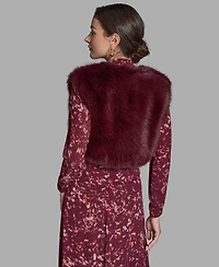 Bcbg Women's Sleeveless Cropped Shrug Jacket