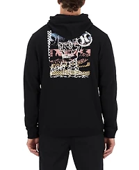 Hurley Men's Crusty Printed Graphic Pull-On Hoodie