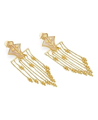 Dhwani Bansal Gold Plated Serai Earrings