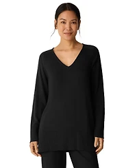 Eileen Fisher Women's V-Neck Long-Sleeve Sweater