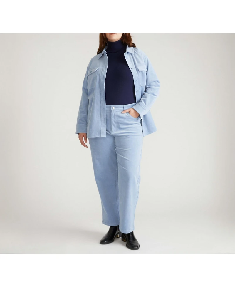 Universal Standard Women's Cassidy High Rise Straight Corduroy Pants