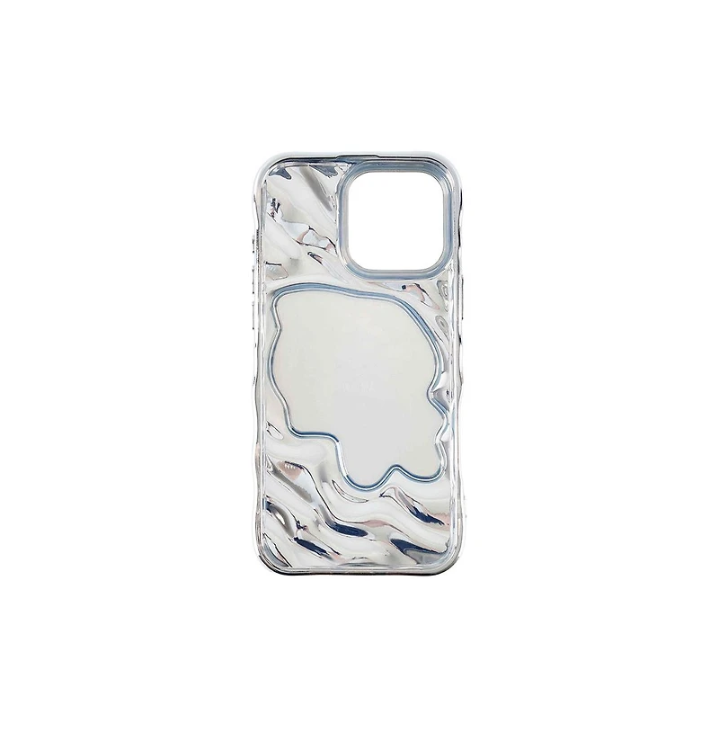 Auramma Silver Mirror iPhone 16 Pro Max Case