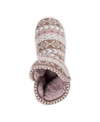 Muk Luks Women's 3 Pack Boot Socks