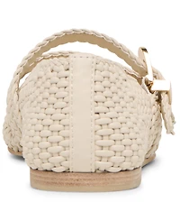 Dolce Vita Women's Baylee Woven Double Strap Mary Jane Flats