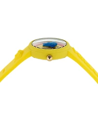 Versace Kids Medusa Pop Yellow Silicone Strap Watch, 32mm