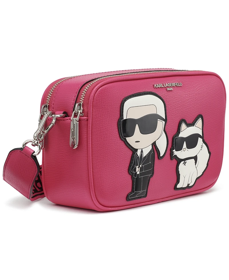 Karl Lagerfeld Paris Maybelle Mini Top Zip Crossbody Bag