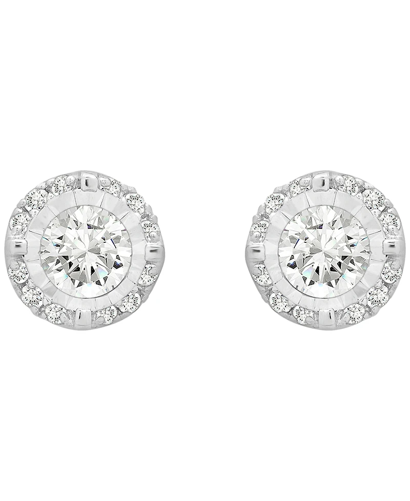 Macy's Diamond Stud Earrings (3/4 ct. t.w.) in 14k White Gold