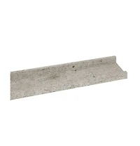 vidaXL Wall Shelves 4 pcs Concrete Gray 39.4"x3.5"x1.2"