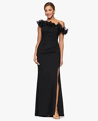 Xscape Women's Off-The-Shoulder Long Dress