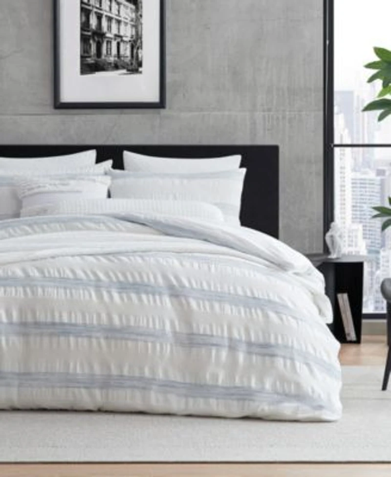 Dkny Waffle Stripe Comforter Sets