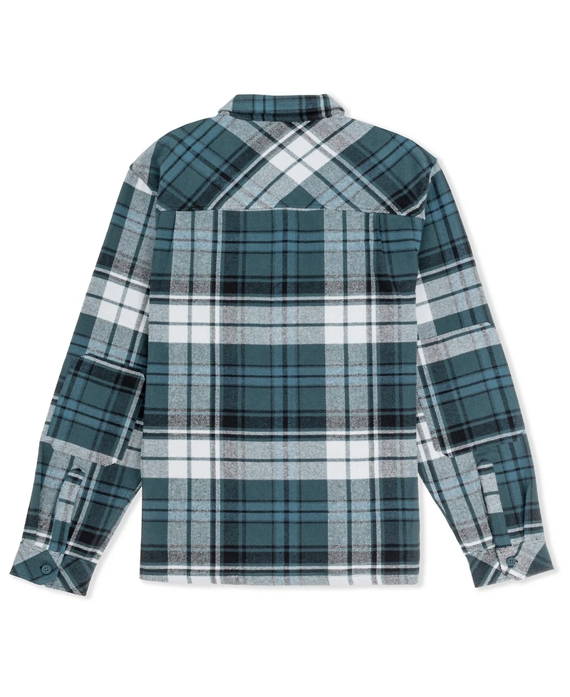 Hurley Men's Santa Cruz Seaside Flannel Long Sleeve Shirt