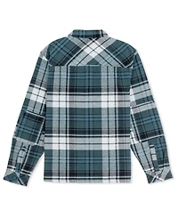 Hurley Men's Santa Cruz Seaside Flannel Long Sleeve Shirt