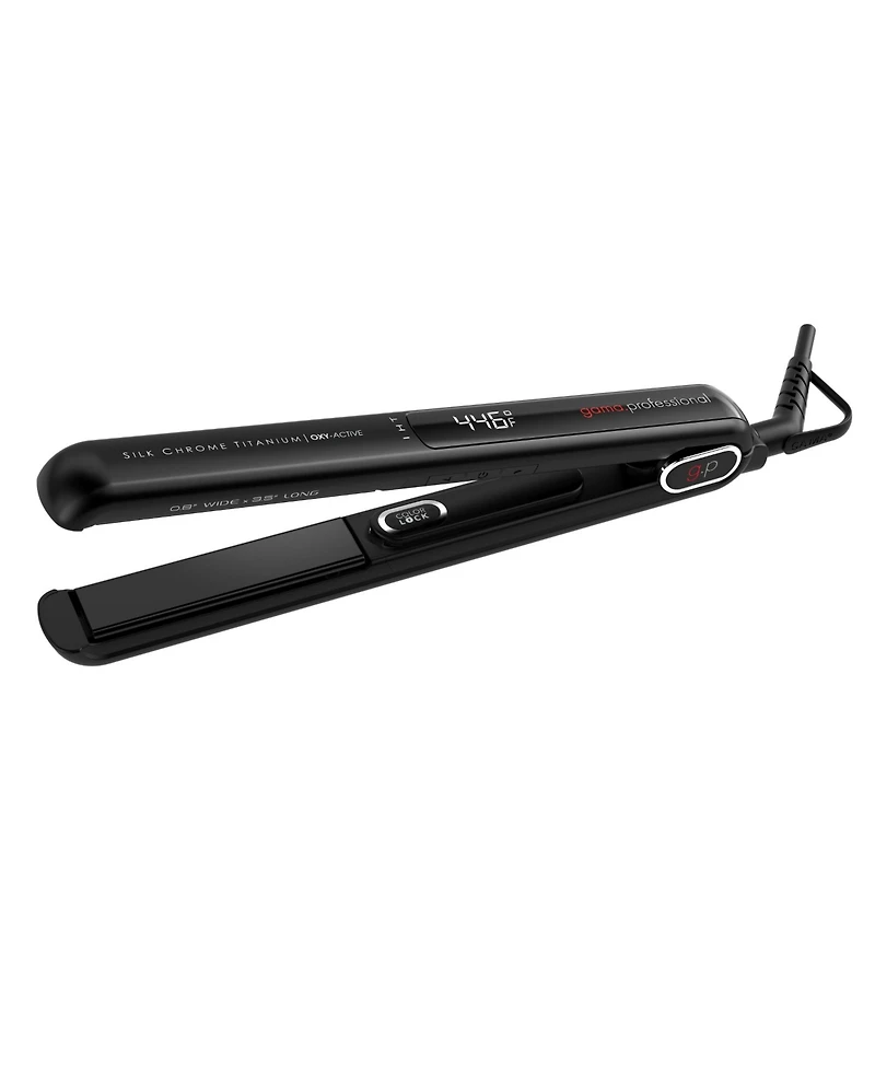 G-Evo Silk Chrome Titanium Flat Iron