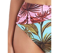 Bleu by Rod Beattie Women's Lotus High Waist Tie Detail Swim Bottom