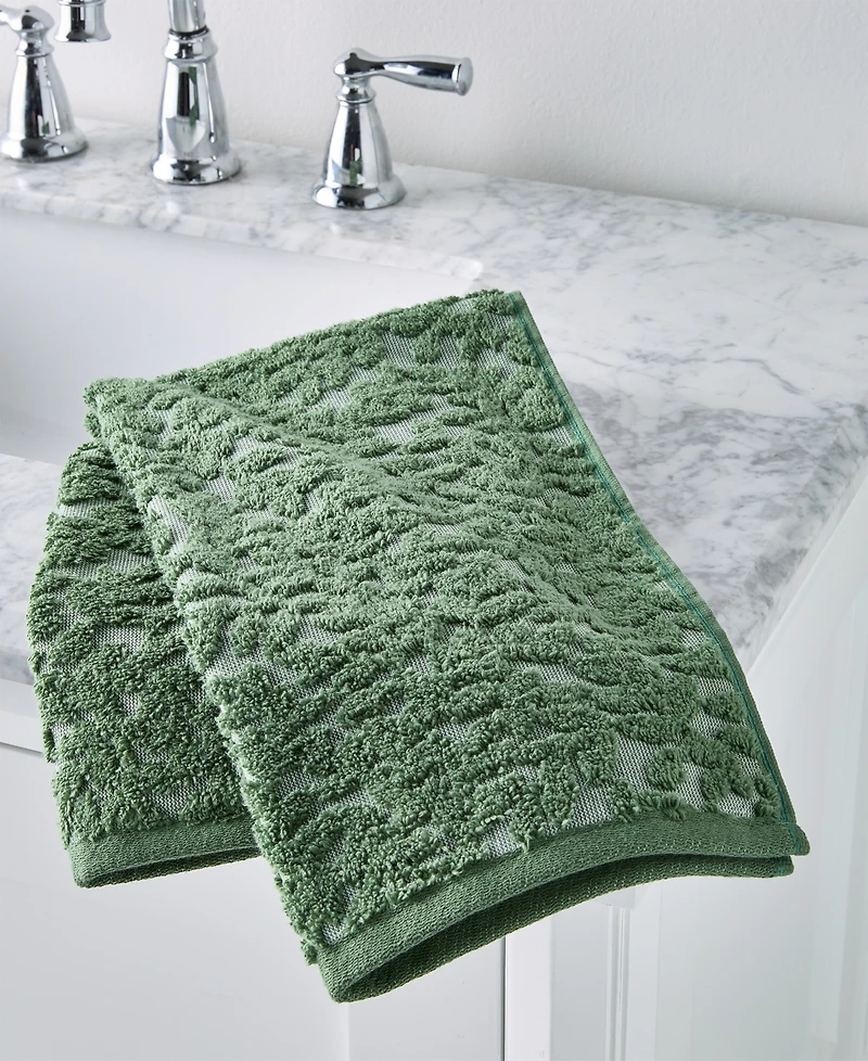 Charter Club Signature Boxwood Hand Towel, 20" x 30", Exclusively at Macy's