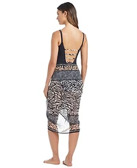 Bleu by Rod Beattie Women's What's In The Mix Printed Pareo
