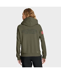 Nike Women's Olive Atlanta Falcons 2025 Salute to Service Sideline Standard Issue Dri-fit Hoodie