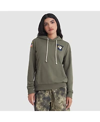 Nike Women's Olive Los Angeles Rams 2025 Salute to Service Sideline Standard Issue Dri-fit Hoodie
