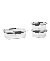 Rubbermaid Brilliance 6-Pc. Leak-Proof Food Storage Containers with Airtight Lids
