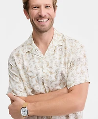 Club Room Men's Jack Line Printed Short-Sleeve Shirt, Macy's Exclusive