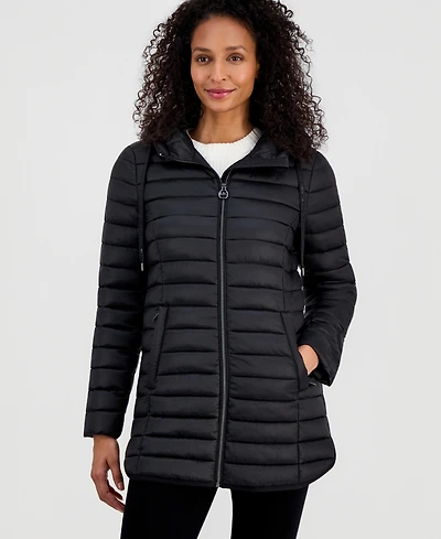 Michael Kors Women's Packable Hooded Puffer Coat