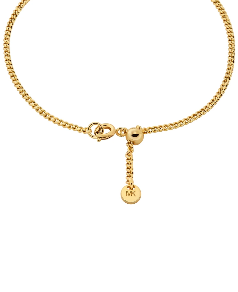 Michael Kors Two-Tone Pave Logo Bracelet