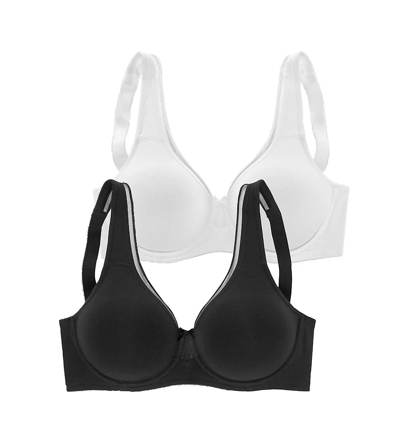 Lascana Women's 2 Pack Minimizer Underwire T-Shirt Bras