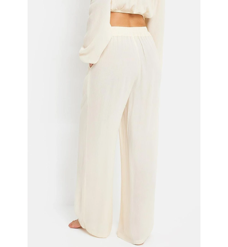 Lscn by Lascana Women's High Waisted Wide Leg Pants