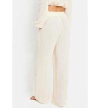 Lscn by Lascana Women's High Waisted Wide Leg Pants
