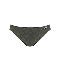 Lascana Women's Textured Classic Bikini Swimsuit Bottom