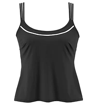 Lascana Women's Two-Tone Underwire Tankini Swimsuit Top