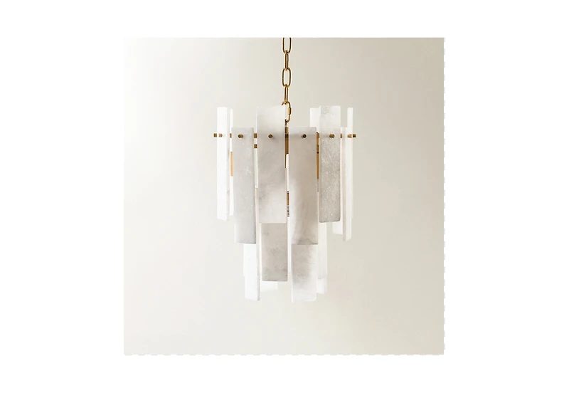 Z Gallerie Willa Alabaster Chandelier 13