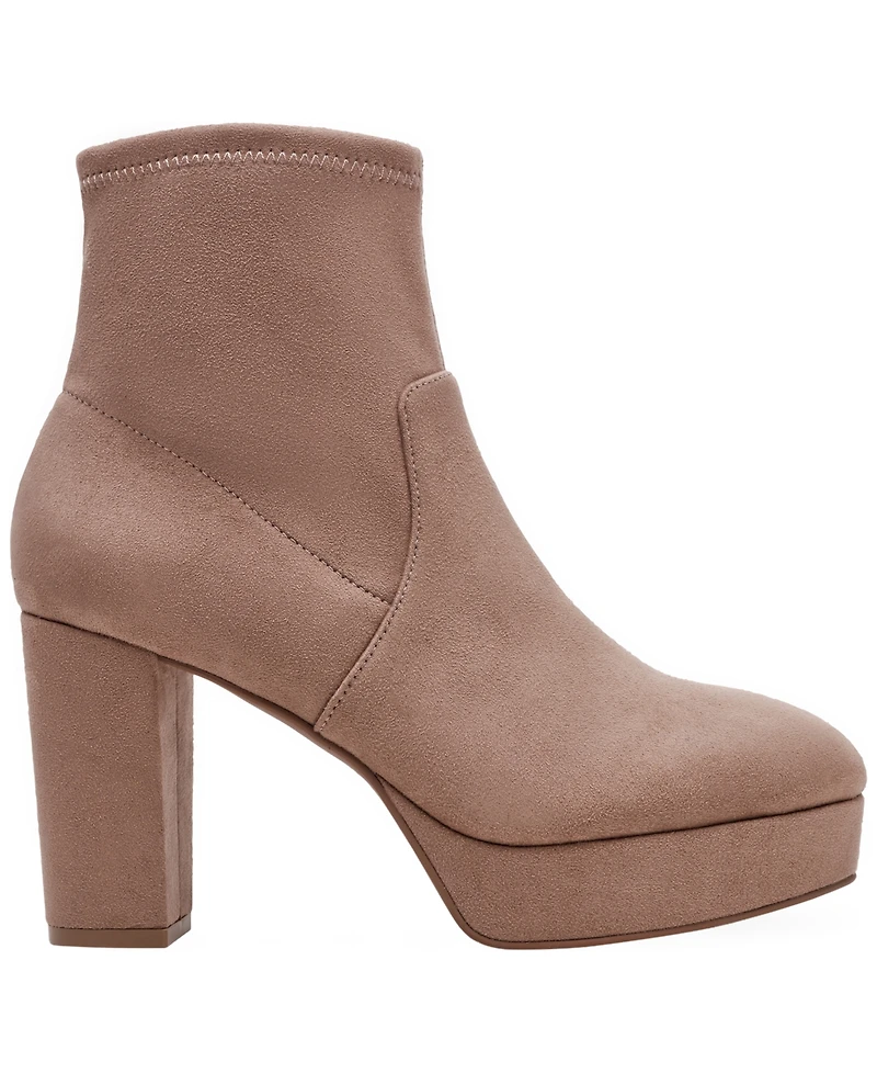 Anne Klein Womens Volt Platform Block Heel Dress Booties