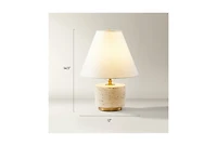 Z Gallerie Arden Travertine Table Lamp