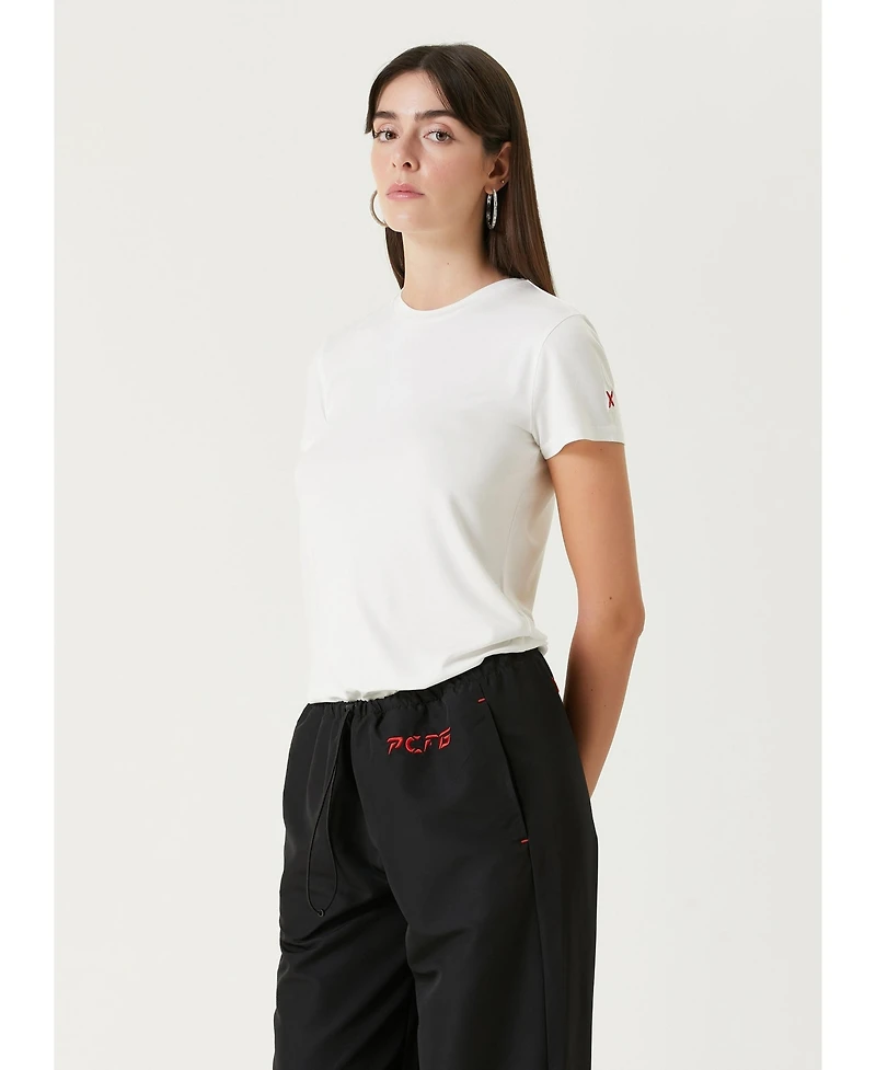 Pcfg Women's Slim-Fit Stretch Modal-Blend T-Shirt
